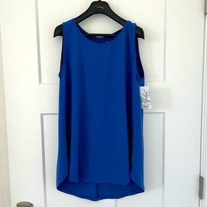 Elegantees blue tank - NWT